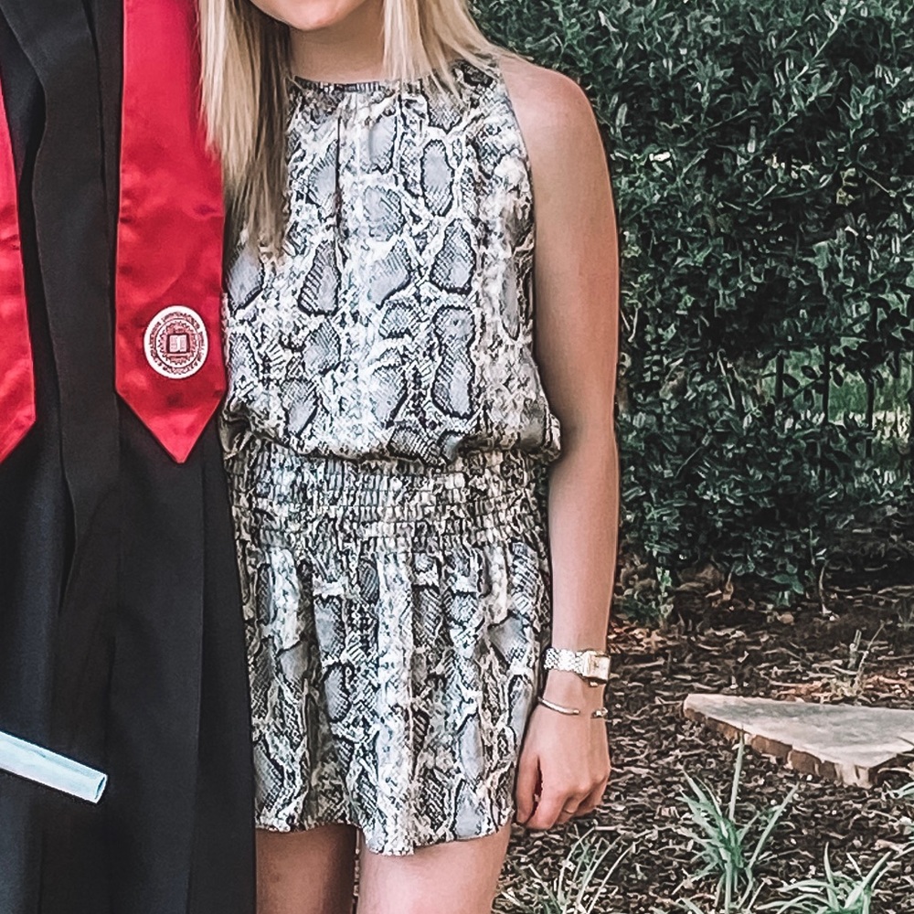 Snake skin dress